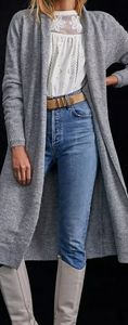 Anthropologie shimmer Duster Cardigan